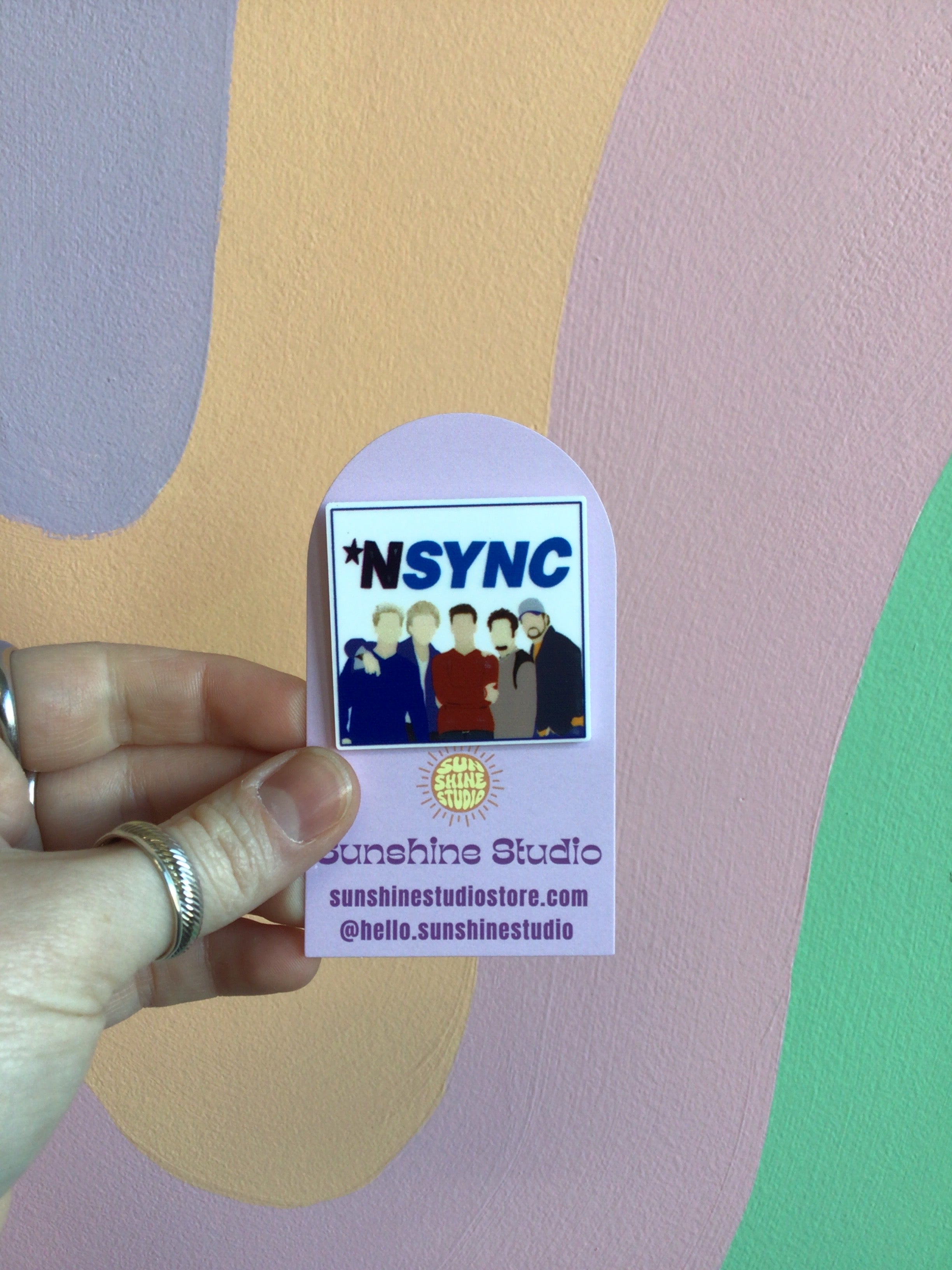*NSYNC Acrylic Pin