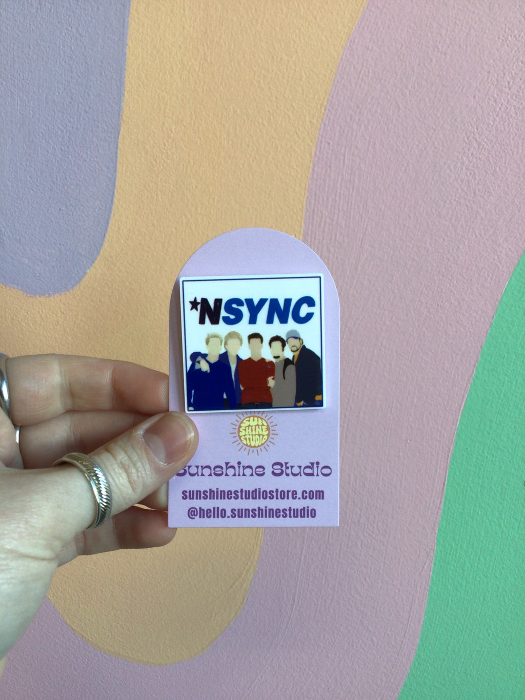 *NSYNC Acrylic Pin