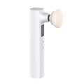 Smudge-Proof Makeup Applicator - Electric Vibrating Powder Puff for Wet & Dry Foundation - Gold & White | Flawless, Airbrush Finish
