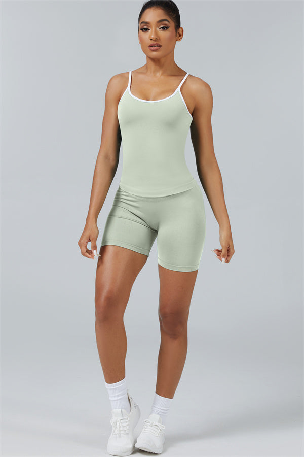 The Elevate New Crop Top Shorts 2-Piece Set
