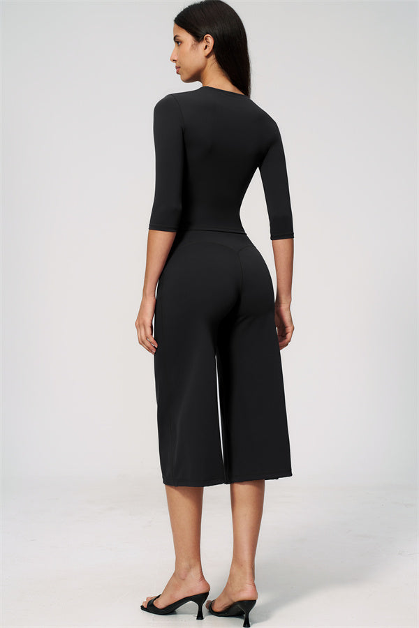 The Natalia Half-Sleeve Top