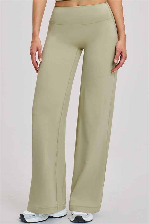 The Dynamic Crop Top Straight Leg Pants 2-Piece Set