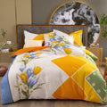 Cotton Winter Linen Quilt Cover Bedding Set