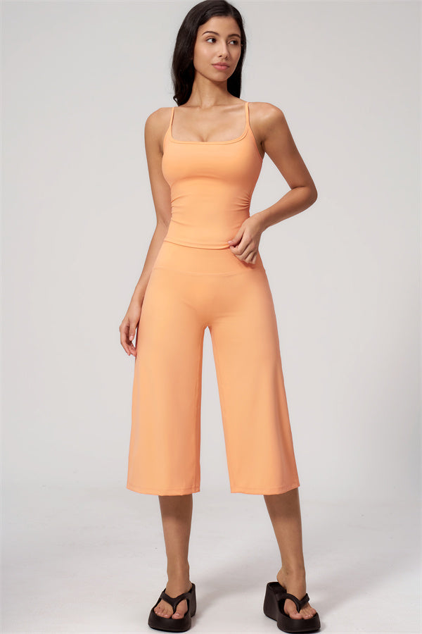 The Nexus Tank Top Wide-Leg Crop 2-Piece Set