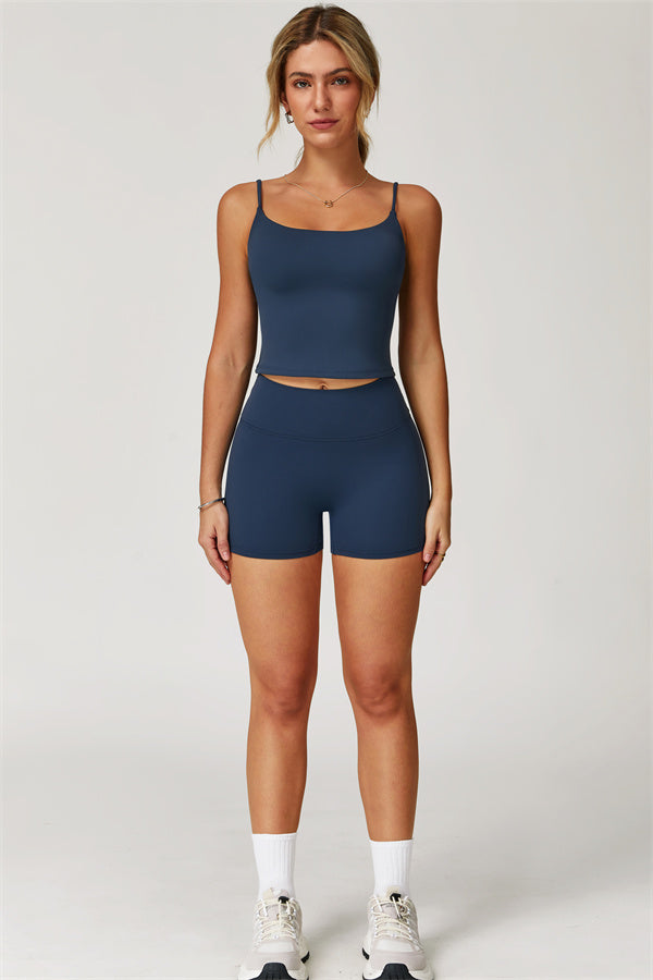 The Agile Crop Top Shorts 2-Piece Set