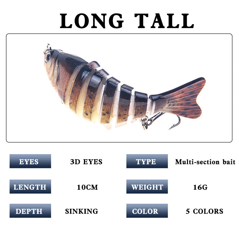 More Than Lure Seven Fish 16g10cm Fake Bait