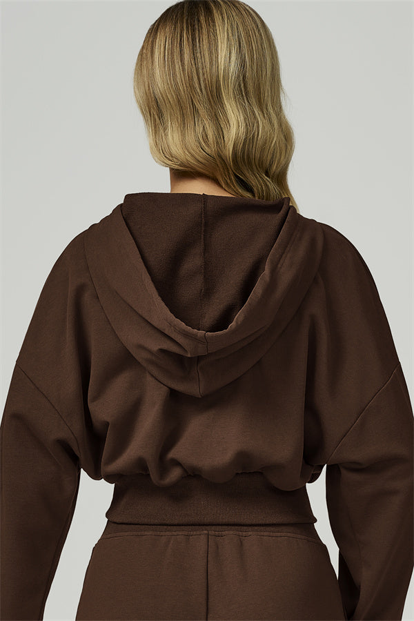 The FlexFit Crop Hoodie Pants 2-Piece Set