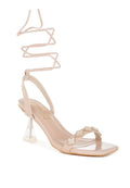 Ebina Charm Detail Spool Heels