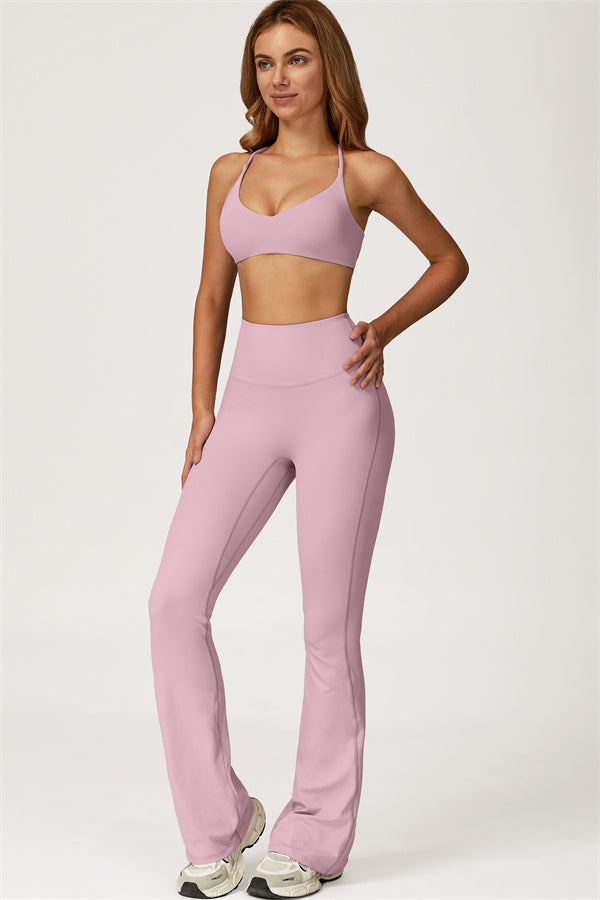 The Lily Sports Bra Flared Leggings 2-Piece Set