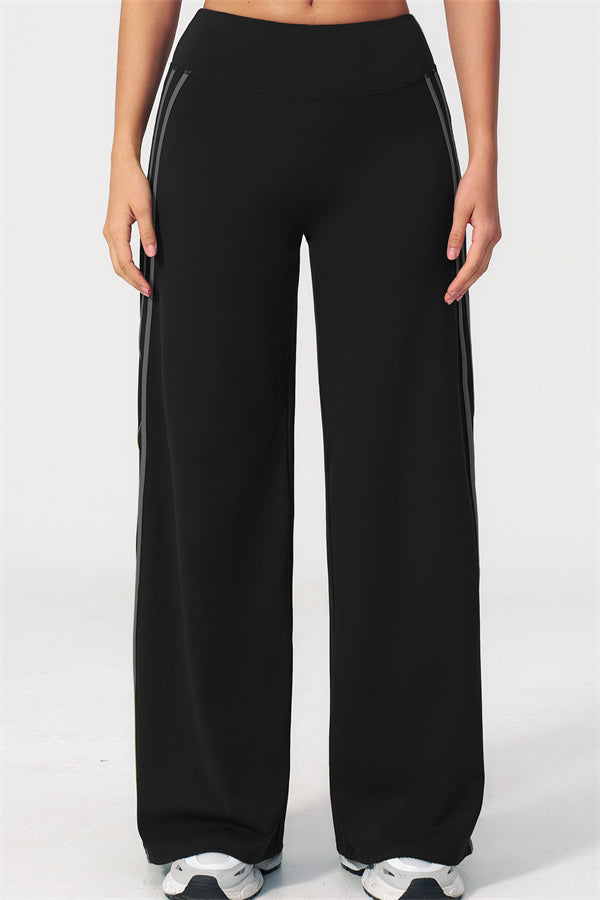 The Evoke Racerback Sports Bra Straight Leg Pants 2-Piece Set