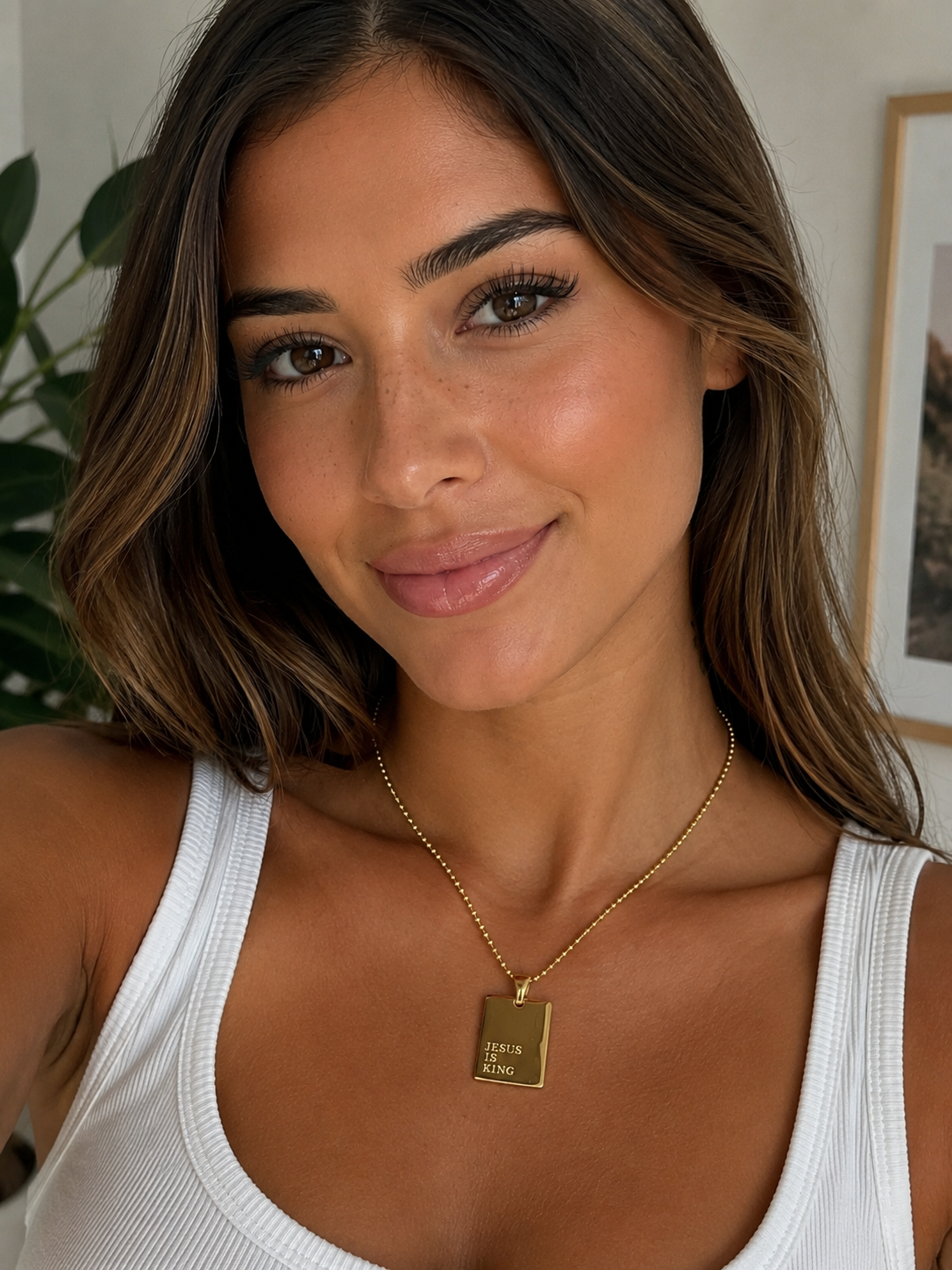 JESUS IS KING 18K PENDANT NECKLACE- PRESALE