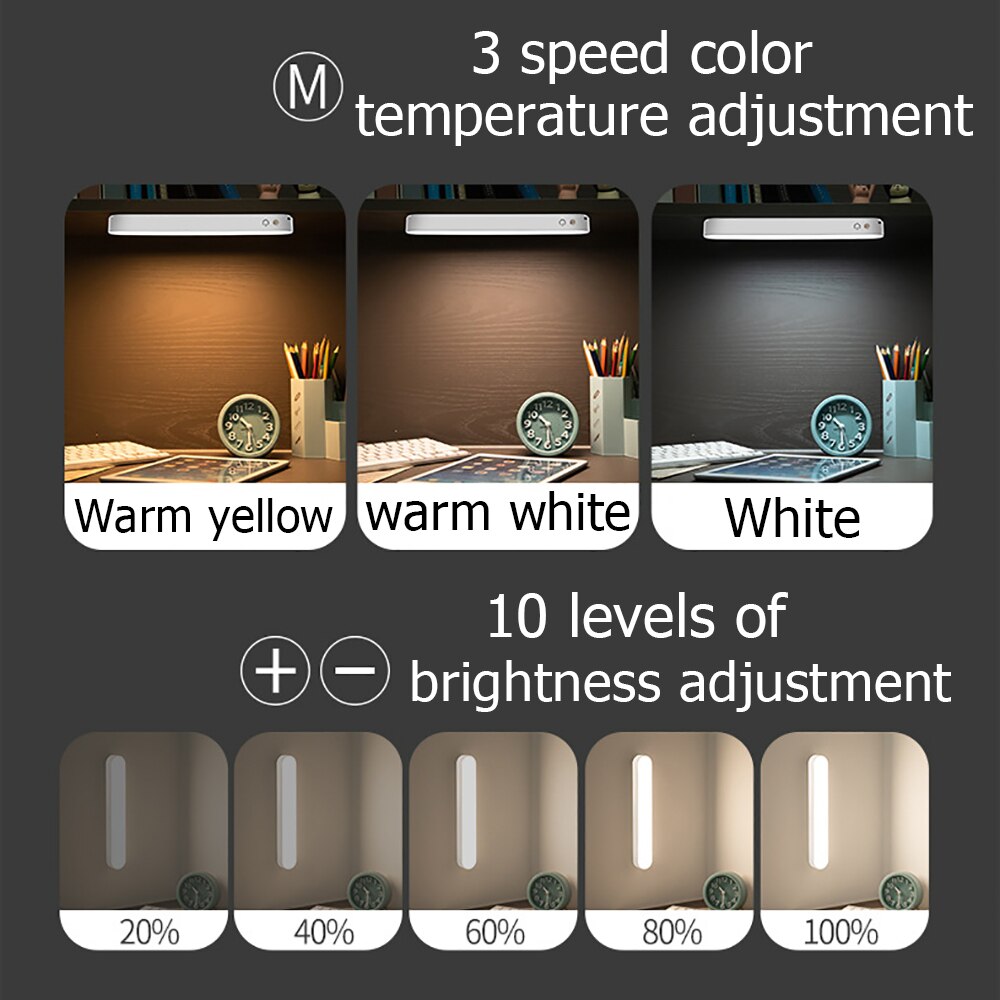 Desk Lamp USB LED Remote Control