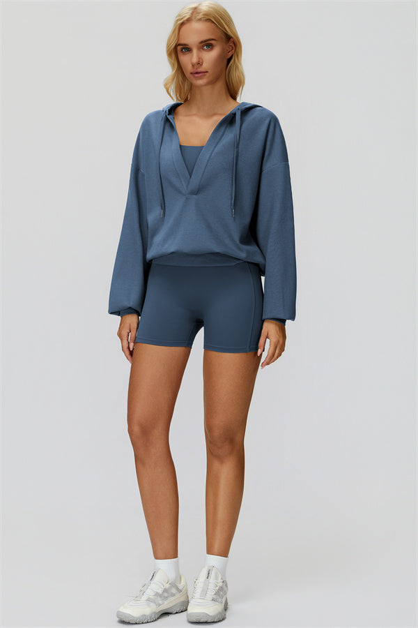 The Fyra V-Neck Hoodie