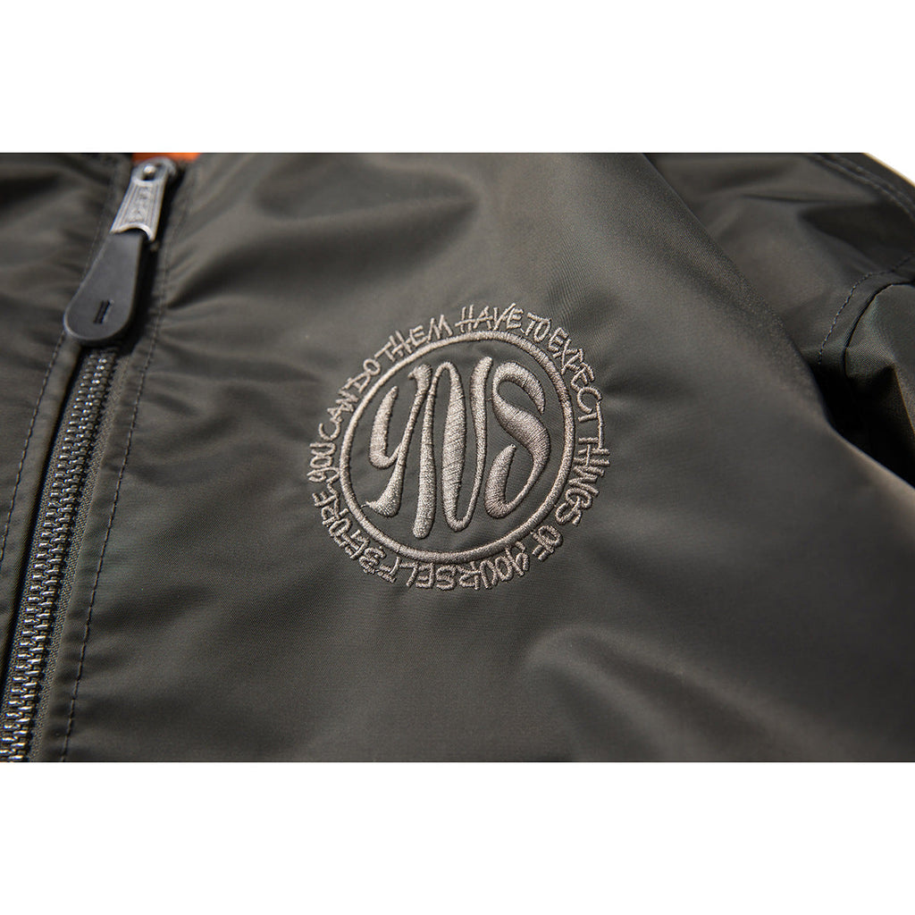 Men's Oversized Hip Hop Bomber Jacket for Spring/Fall