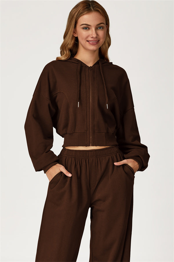 The Glacier Crop Hoodie