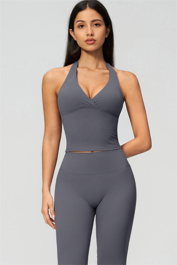 The Lox Crop top Flared Leggings 2-Piece Set