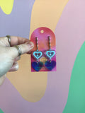 Beating Heart Beaded Earrings