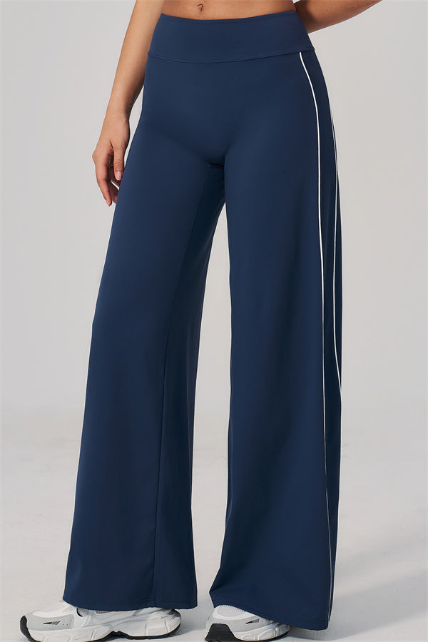 The Breathe Crop Top Straight Leg Pants 2-Piece Set