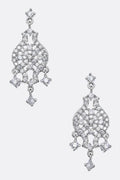 CZ Chandelier Earrings
