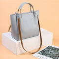 Bag Women Summer New Korean Pure Color Women's Handbag Metal Handle Leisure Shoulder Bag Women's Bag