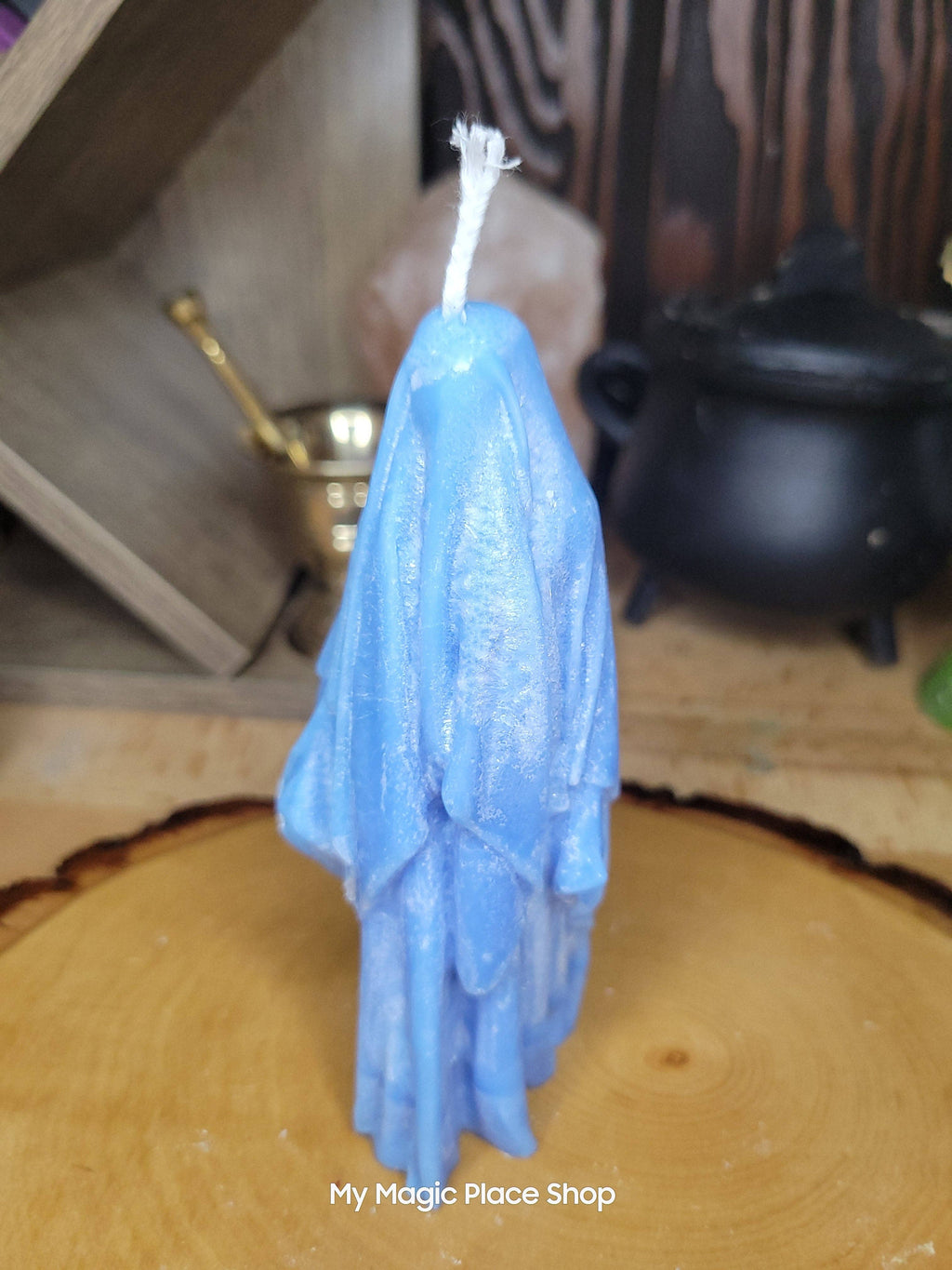 Ghost Handmade Candle , Palm wax Candle , Halloween Candle , white Ghost candle: Pink