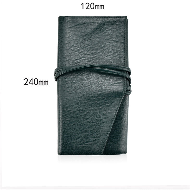 Retro Cosmetic Pen And Brush Storage Bag