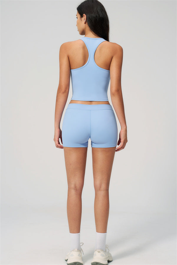 The Revive Crop Top Shorts 2-Piece Set