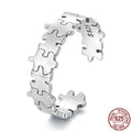 S925 Silver Puzzle Ring For Men And Women Fashion Commuter Style High Sense