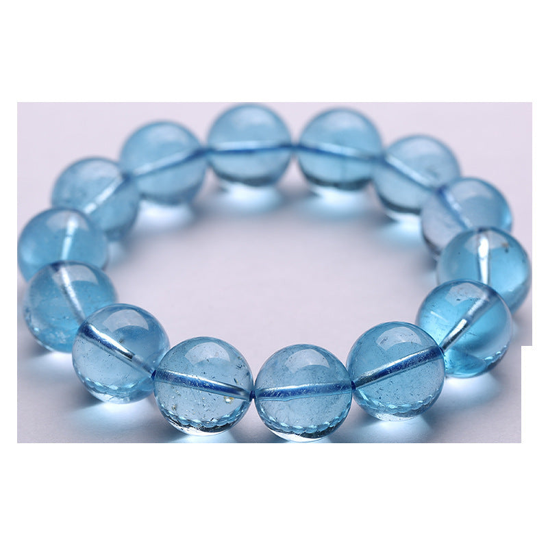 Women's Natural Ice Aquamarine Bracelet Crystal Bracelet