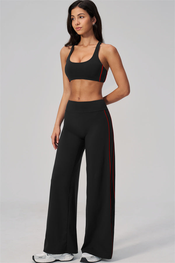 The Breathe Sports Bra Straight Leg Pants 2-Piece Set