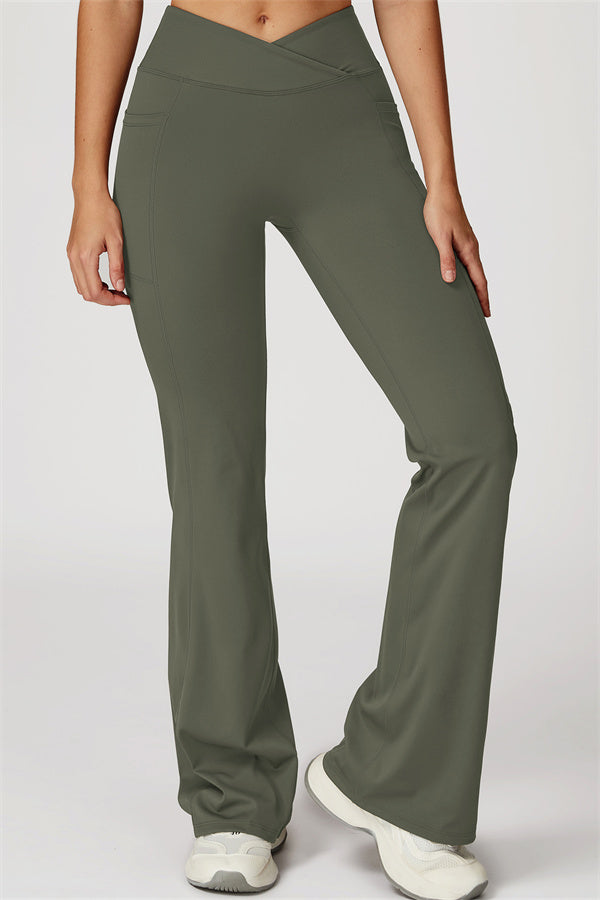 The Propel Crop Top Flared Leggings 2-Piece Set