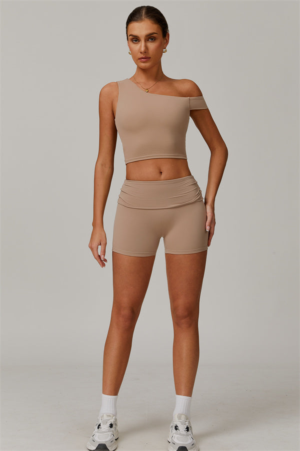 The Pearl Crop Top Shorts 2-Piece Set