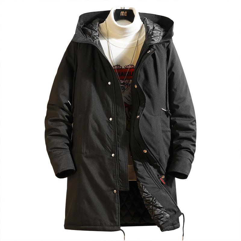 Loose Hooded Plus-size Oversized Men's Stylish Casual Coat