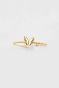 Butterfly Charm Adjustable Ring