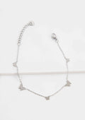 Flutter Linked Charm bracelet | Silver