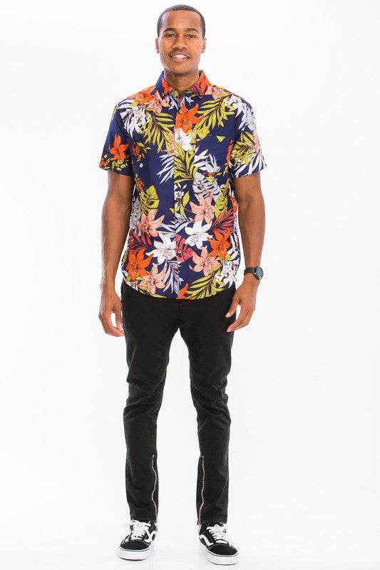 HAWAIIAN BUTTON DOWN SHIRT
