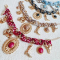 Wild West Desert Charm Scarf Bracelet