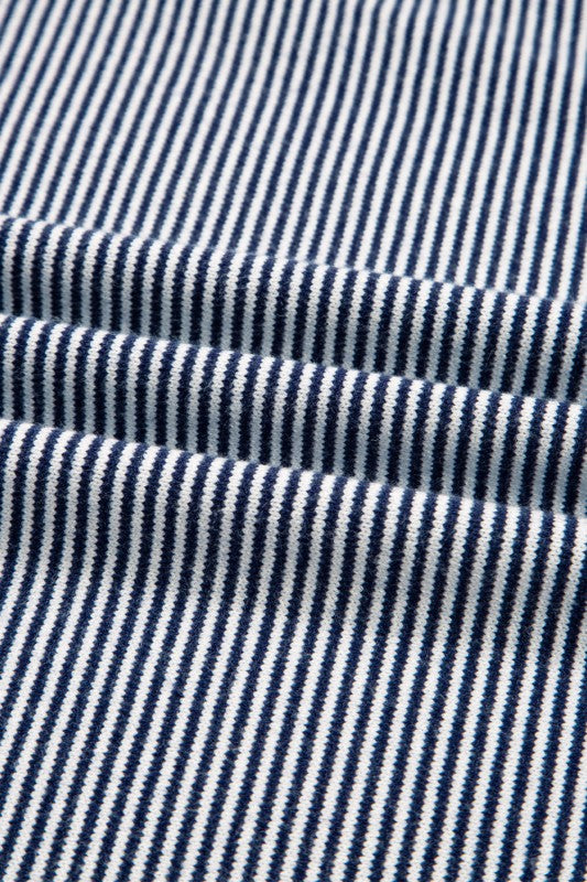 Reese Stripe Dolman Oversize Tunic Sweater