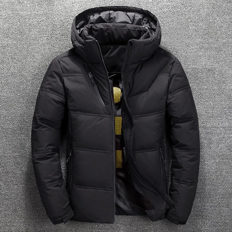 Slim thick men's down jacket