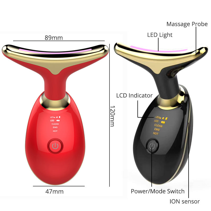 Massager Electric Microcurrent LED Photon Face Beauty Device