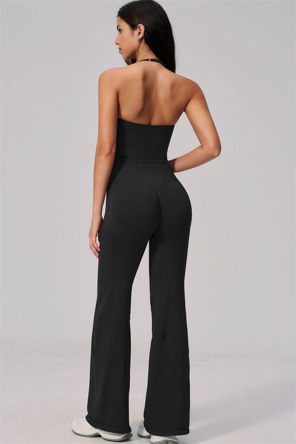 The Align Halter Tank Top Flared Leggings 2-Piece Set