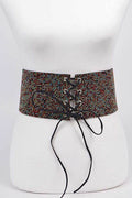 Rhinestone Iconic Tie Belt