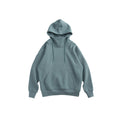 Stand-up collar oversize drop shoulder hoodie