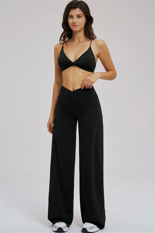 The Mosaic Sports Bra Straight Leg Pants 2-Piece Set