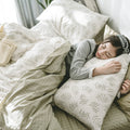 Pineapple double duvet cover spring and summer