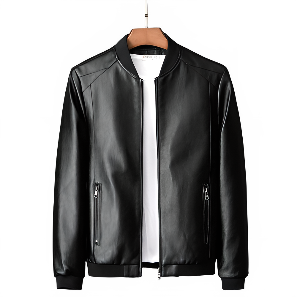 Leather Jacket Bomber Motorcycle Jacket Men Biker PU Baseball Jacket Plus Size 7XL 2020 Fashion Causal Jaqueta Masculino J410