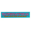 No Criticism Allowed Long Sticker