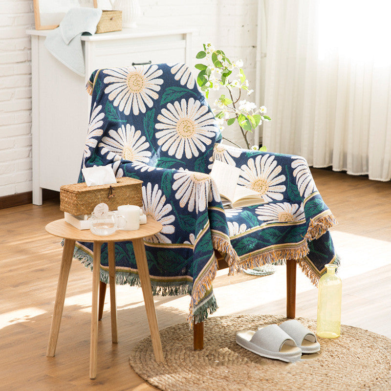 Anti-slip fabric sofa cushion sofa blanket
