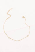 Minimal Circle Rhinestone Anklet