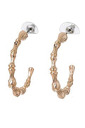 Small Bamboo Hoop Earrings